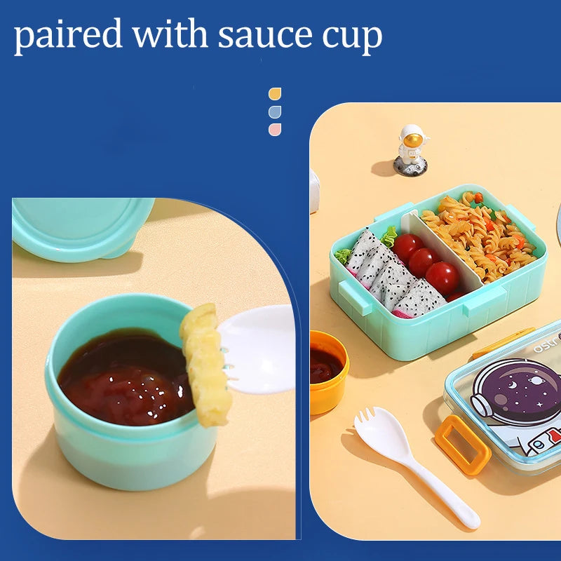 Cute Kids Lunch Box with multiple Compartments style – Leakproof Bento Lunchbox