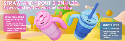 420ML Kids Insulated Tumbler with Straw