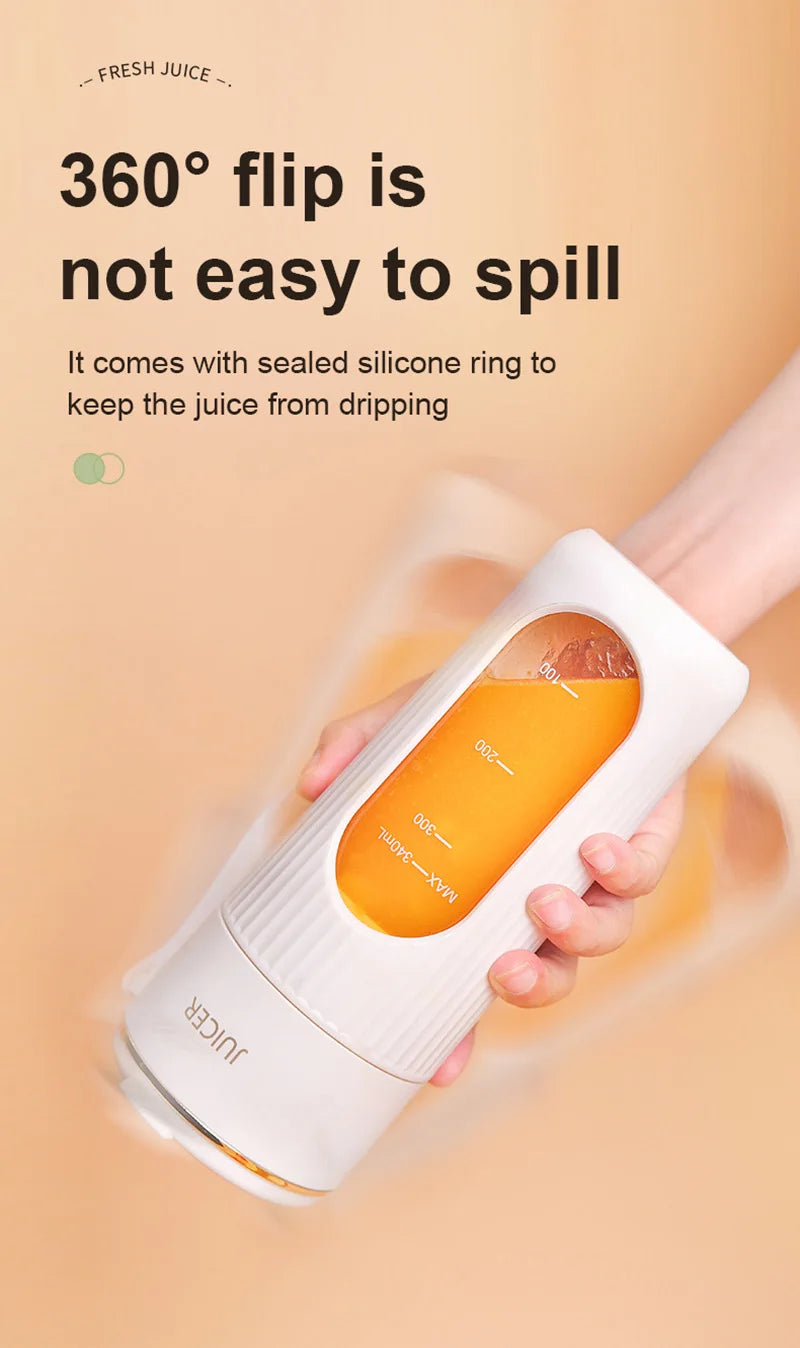 Powerful Portable Blender smoothies / Juicer travel cup Rechargeable Lcd Display