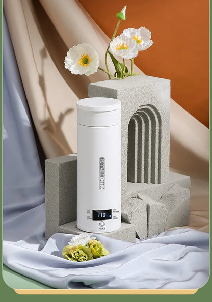 Electric portable thermos bottle style, Leakproof Portable Fast Water Boiling Thermos Bottle