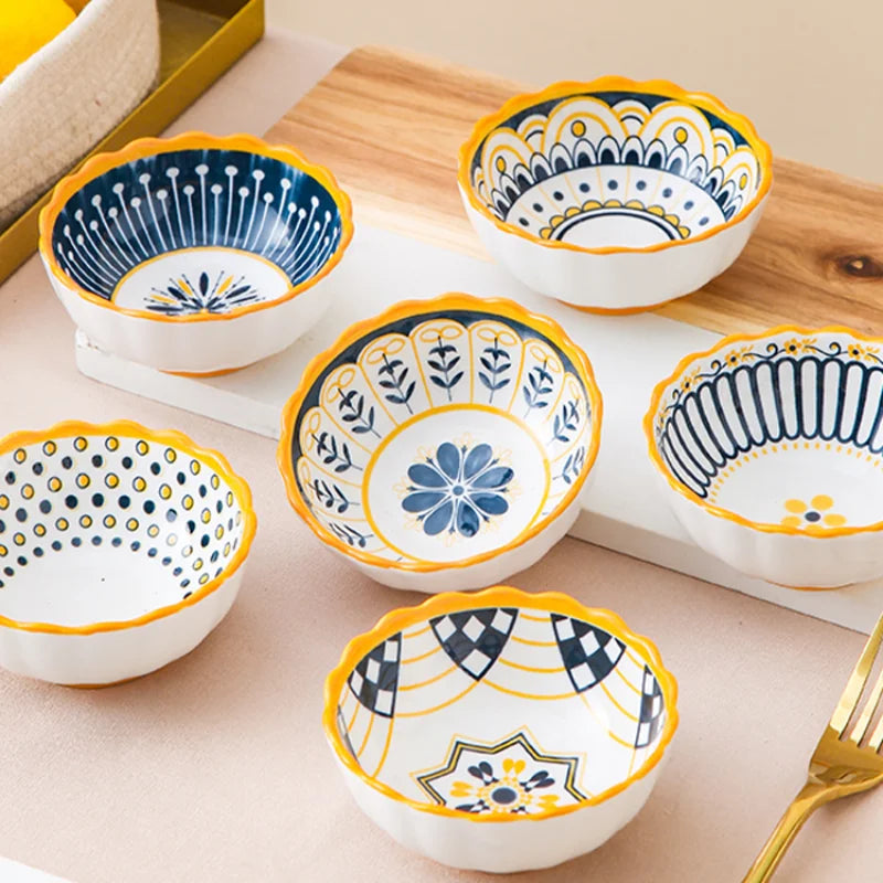 Set 4pcs/6pcs Ceramic Bowl 170ml – Rice-Soup-snack or dessert  Bowl