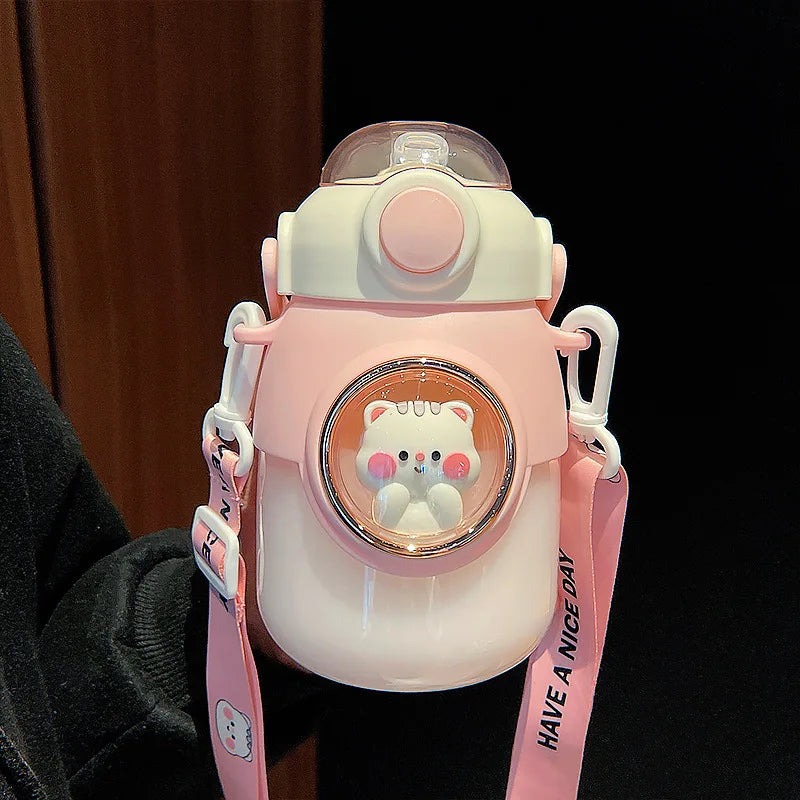 Cute Water Bottles With Straw