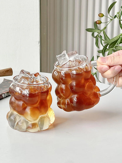 Unique & Cute Grape Shaped Transparent Glass Cup
