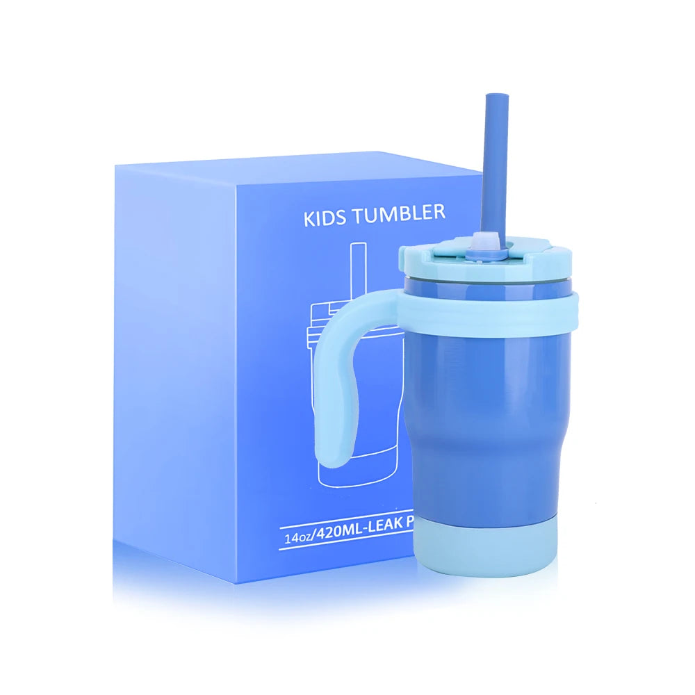 420ML Kids Insulated Tumbler with Straw