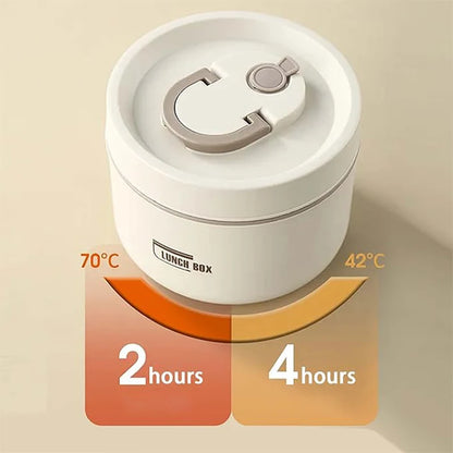 3 Separate Stackable Insulated Food Lunch Container Set with Bag