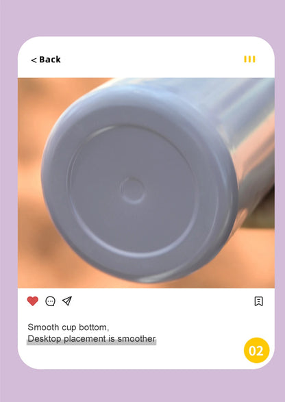 500ML Kids Thermos Bottle with Strap & Carry Bag