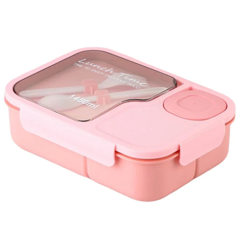 Cute Kids Lunch Box with Compartments – Leakproof Bento Lunchbox