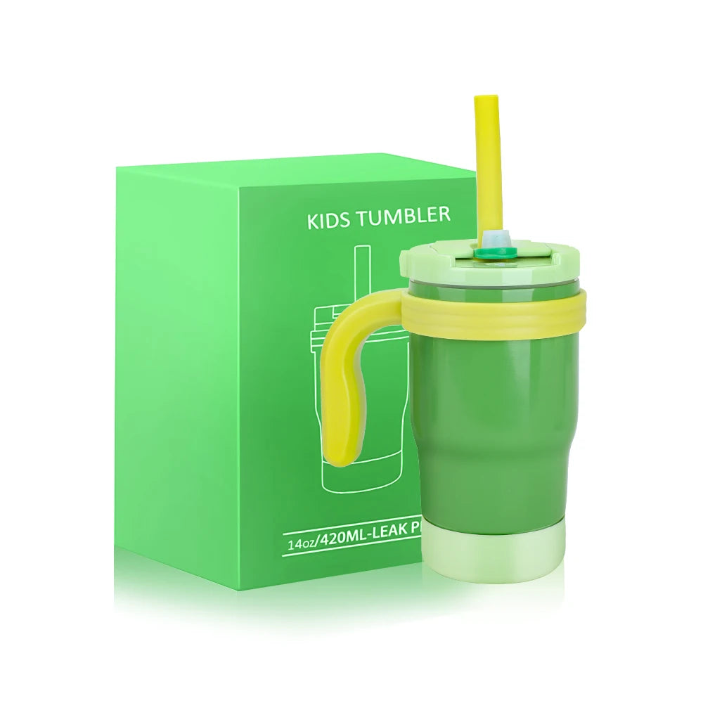 420ML Kids Insulated Tumbler with Straw