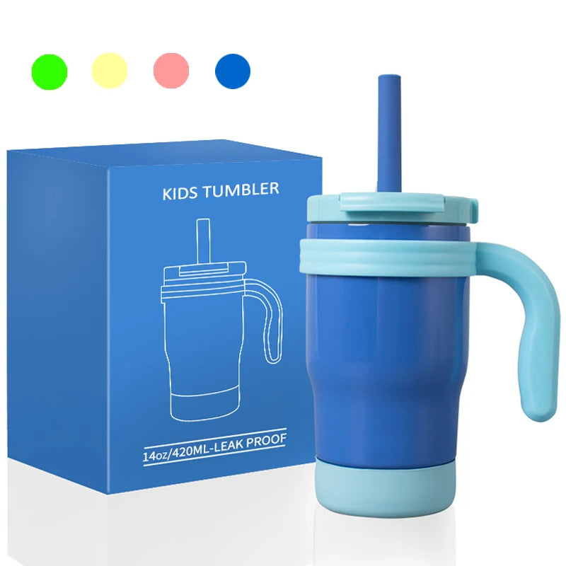 420ML Kids Insulated Tumbler with Straw