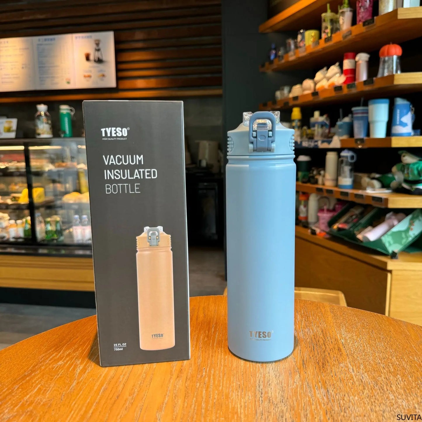 750ML Thermos Bottle With build-in Straw