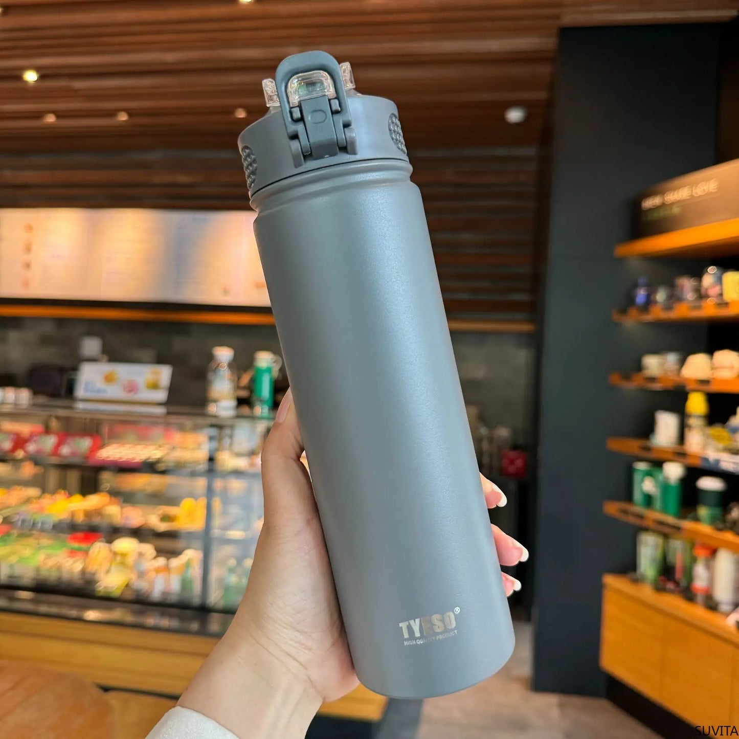 750ML Thermos Bottle With build-in Straw