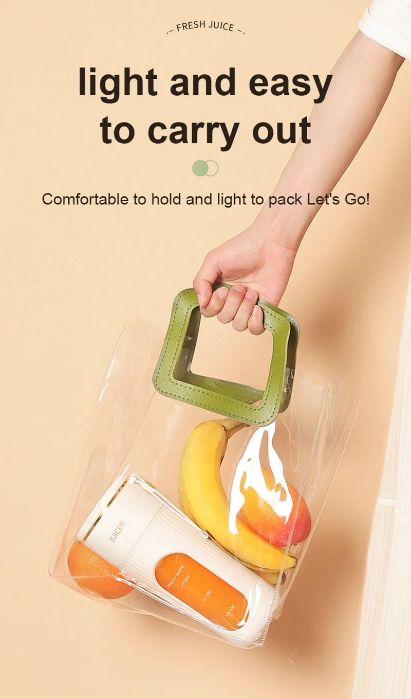 Powerful Portable Blender smoothies / Juicer travel cup Rechargeable Lcd Display