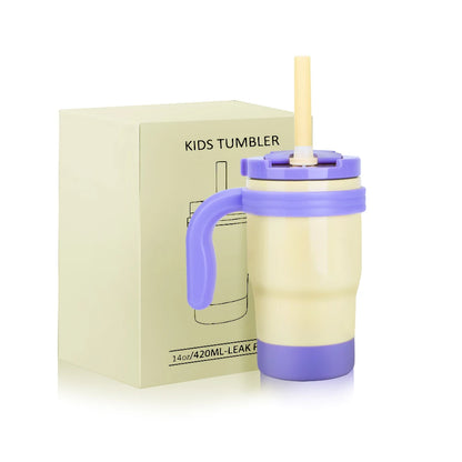 420ML Kids Insulated Tumbler with Straw