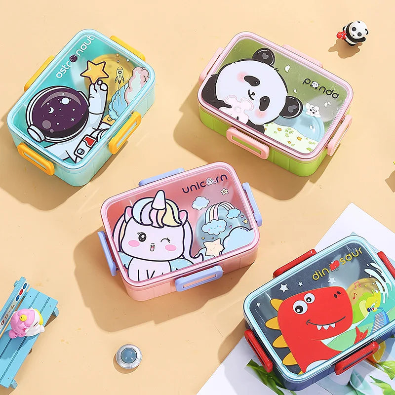 Cute Kids Lunch Box with multiple Compartments style – Leakproof Bento Lunchbox