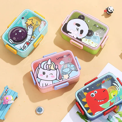 Cute Kids Lunch Box with multiple Compartments style – Leakproof Bento Lunchbox