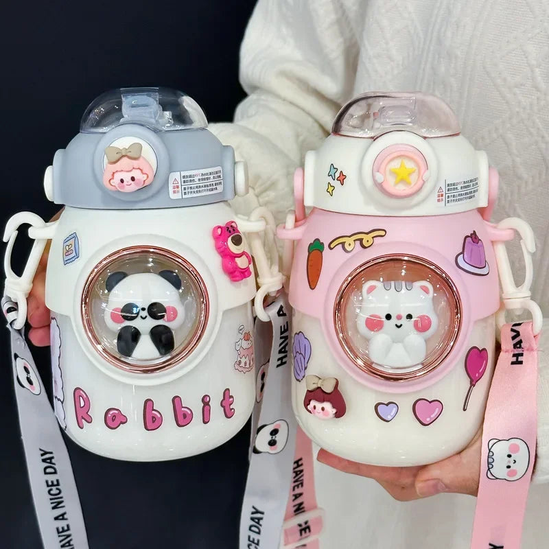 Cute Water Bottles With Straw