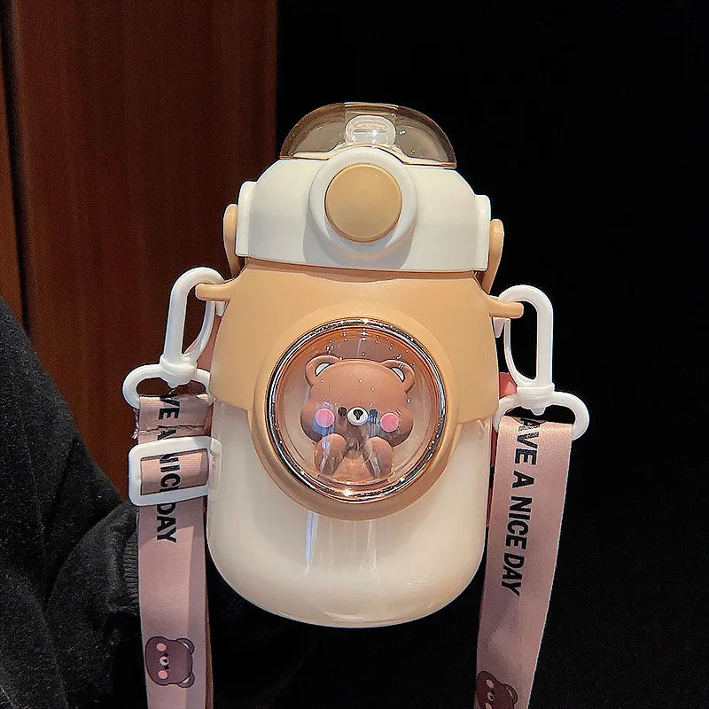 Cute Water Bottles With Straw