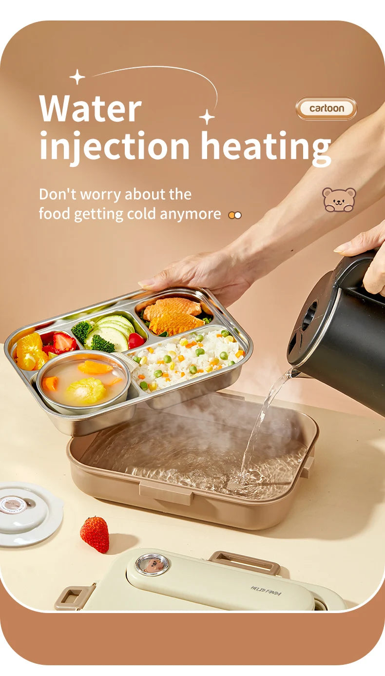 FREE SHIPPING! HOT DEAL the ultimate combo! Complete Set lunch box Includes cutlery, soup container  and insulated lunch bag.