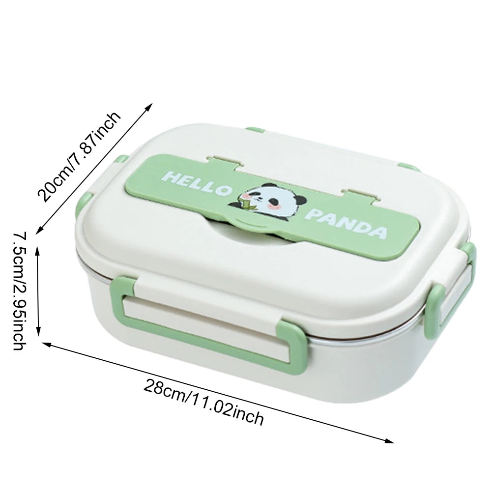 Stainless Steel Thermal Lunch Box Microwave Safe 2 4 5 Panda