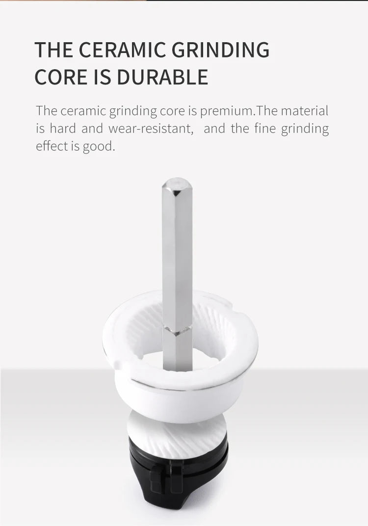 Electric Salt & Pepper Grinder – Gravity Automatic Spice Mill with LED Light