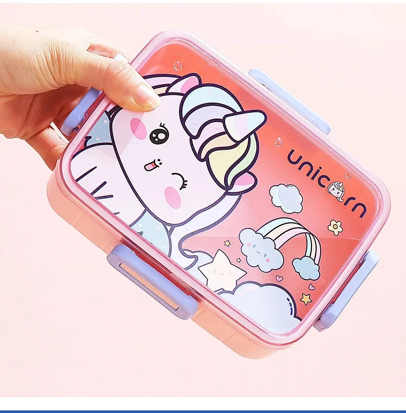 Cute Kids Lunch Box with multiple Compartments style – Leakproof Bento Lunchbox