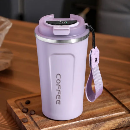 Smart Coffee Tumbler 510ml- Intelligent Temperature Display Travel Mug