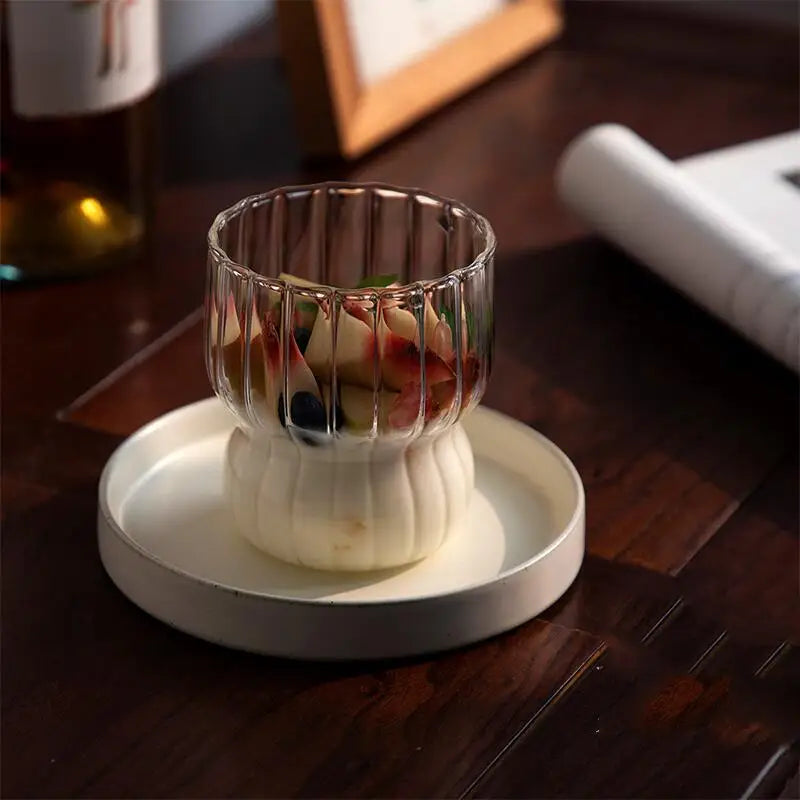 Unique & Cute Grape Shaped Transparent Glass Cup