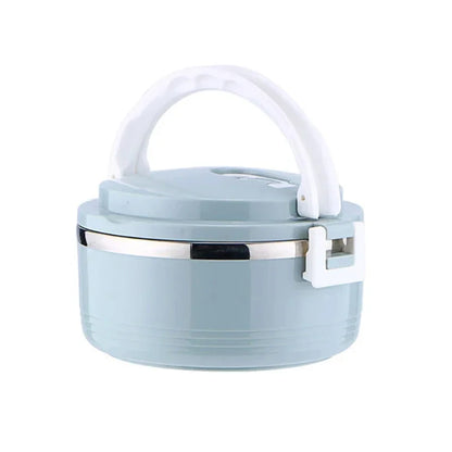 Multi-layer Thermal Lunch Box Stackable Round Metal Stainless Steel container