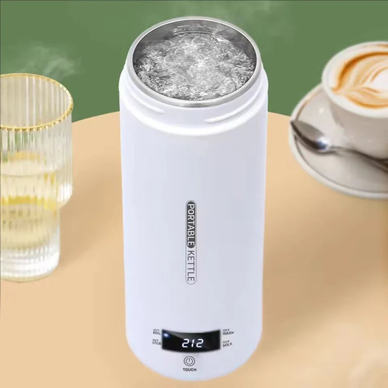 Electric portable thermos bottle style, Leakproof Portable Fast Water Boiling Thermos Bottle