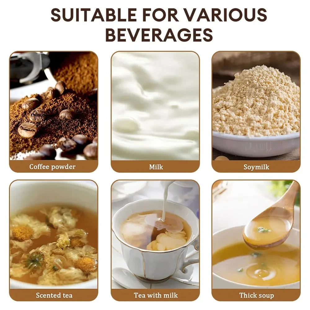 Electric Mixing Cups for Drinks – Self-Stirring Portable Glass Mug (400ml)