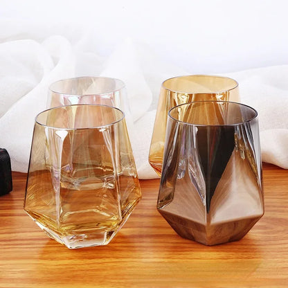 11oz / 320ml Hexagonal & Diamond Shaped Glass