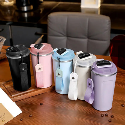 Smart Coffee Tumbler 510ml- Intelligent Temperature Display Travel Mug