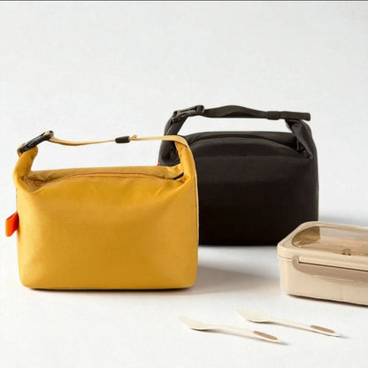 Portable Lunch Bag Insulated Bento Bag  Picnic Food Storage Handbag