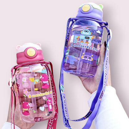 650ml. Kids Water Sippy Cup – Portable Children’s Water Bottle with Straw