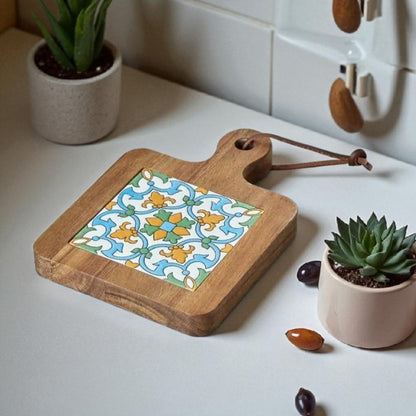 Wood Tiles Pot Mat – Anti-Scalding Plate Mat & Drink Coasters