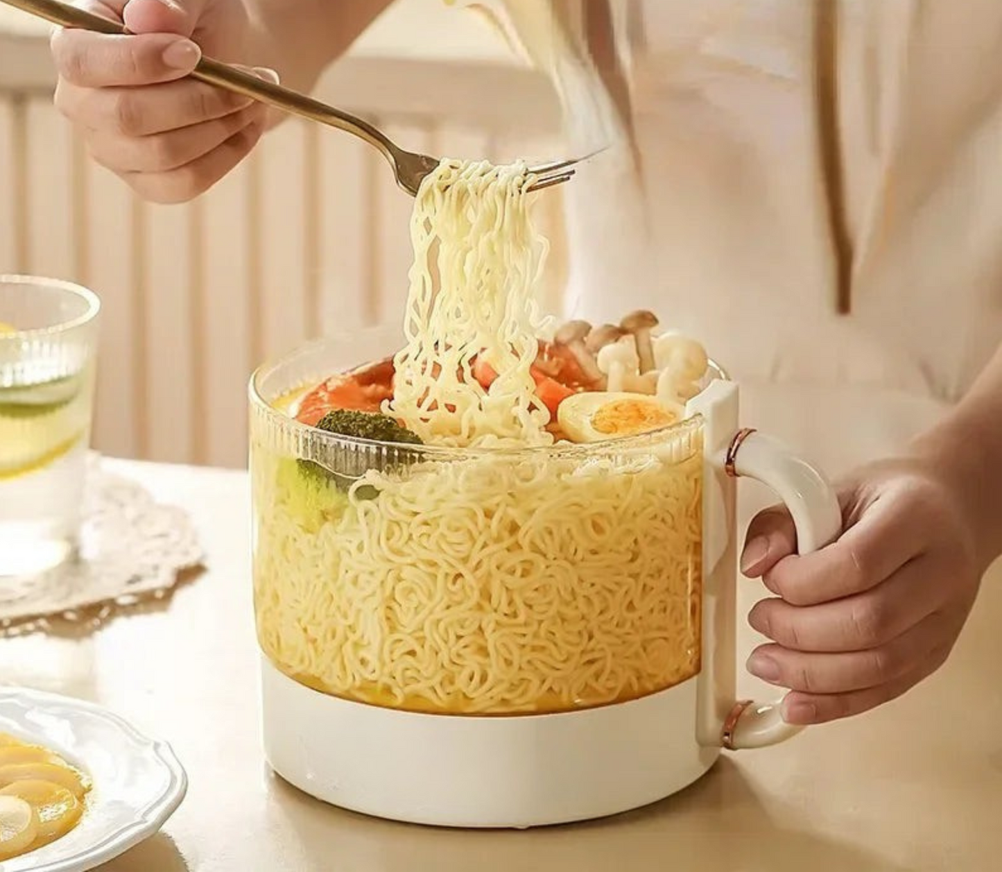 Stylish Glass Electric Stew Pot