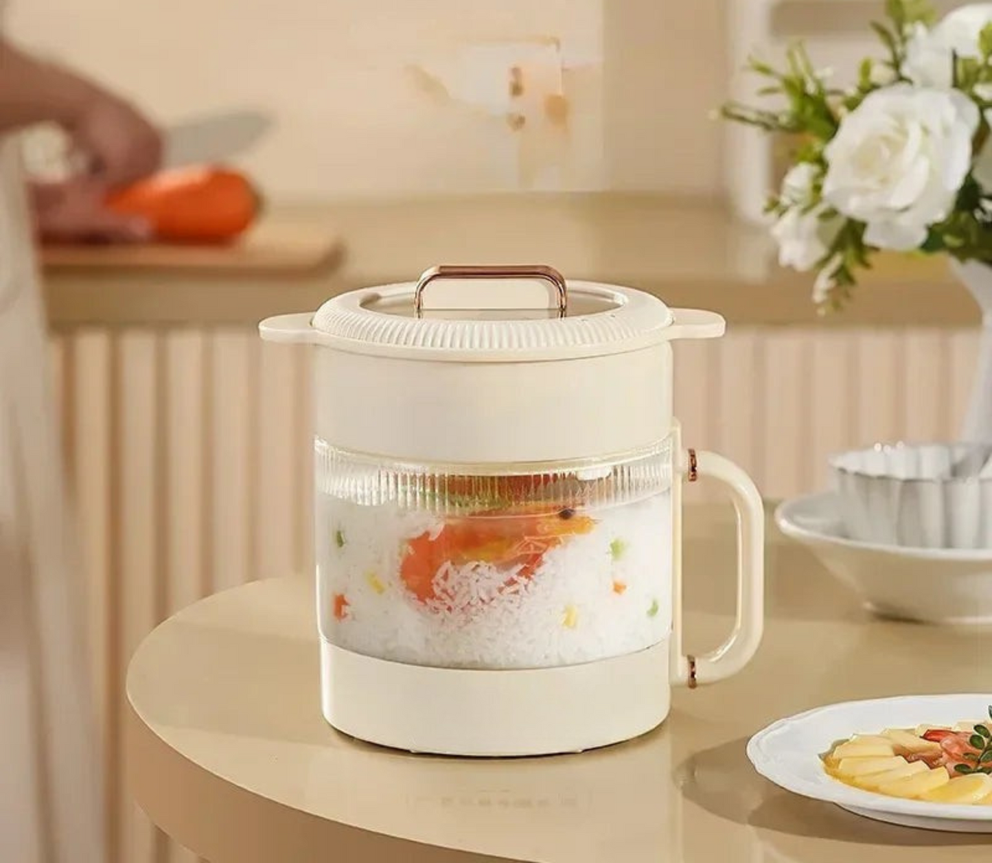 Stylish Glass Electric Stew Pot