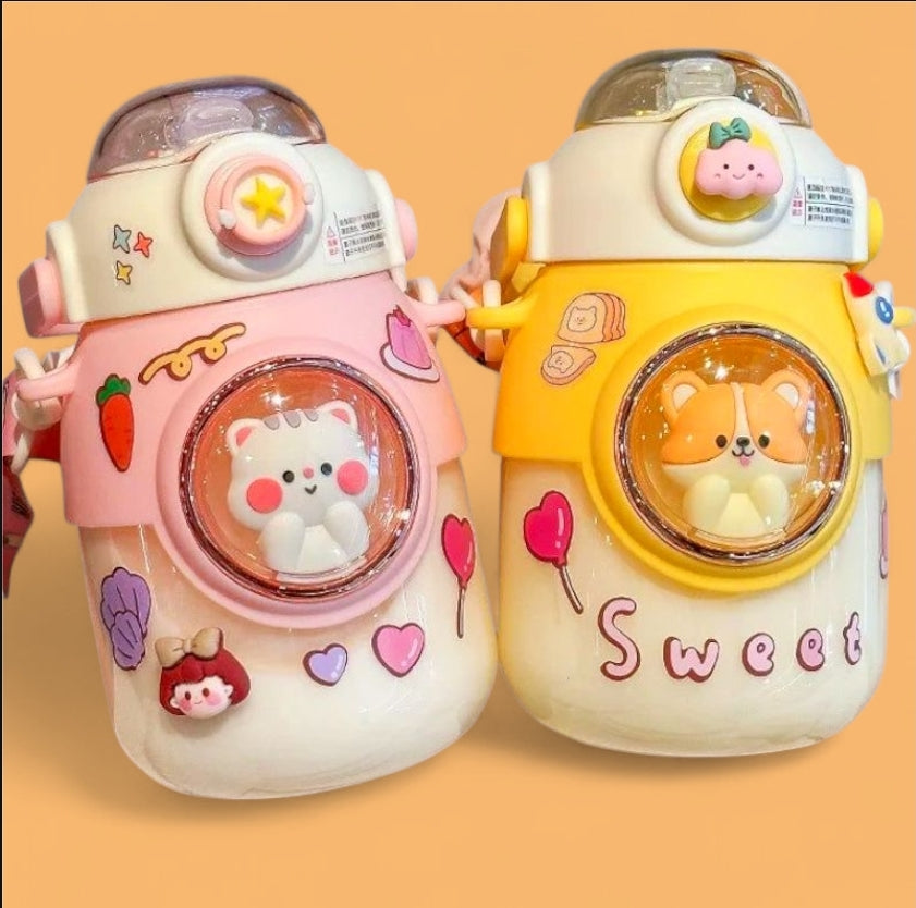 Cute Water Bottles With Straw