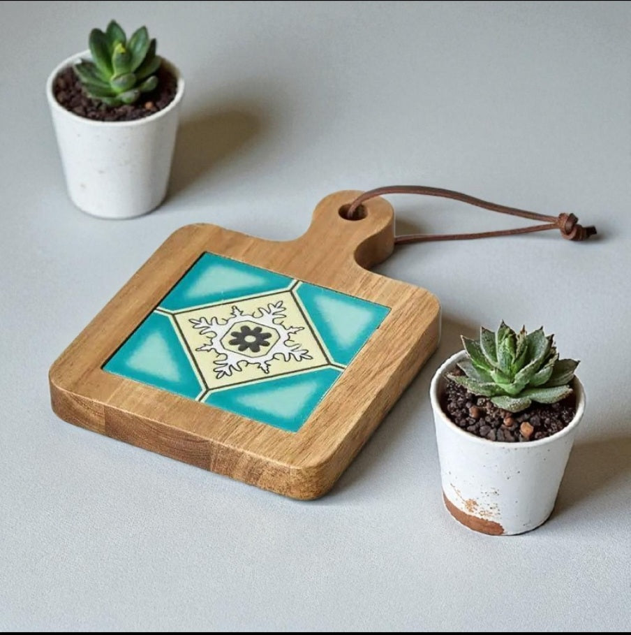 Wood Tiles Pot Mat – Anti-Scalding Plate Mat & Drink Coasters