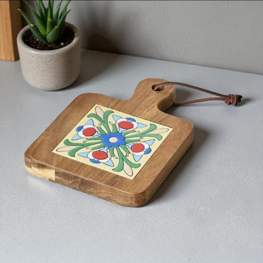 Wood Tiles Pot Mat – Anti-Scalding Plate Mat & Drink Coasters
