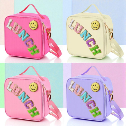 Adjustable Strap Insulated Lunch Bag for kids